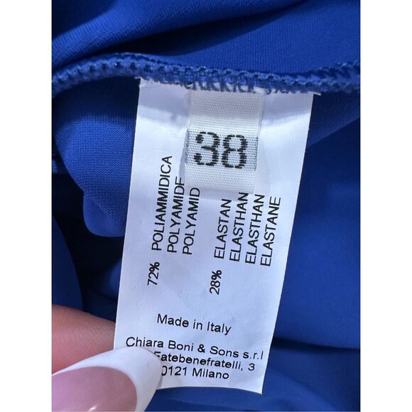 Chiara Boni La Petite Robe Waiko Ruffled Cocktail Midi-Dress Size US2 $750 - Picture 10 of 11